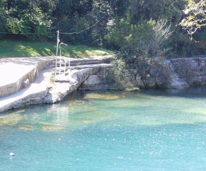 Main Barton Spring outlet in Austin, Texas